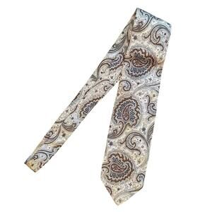 Britches Of Georgetowne Paisley 10% Silk Tie Pink Purple